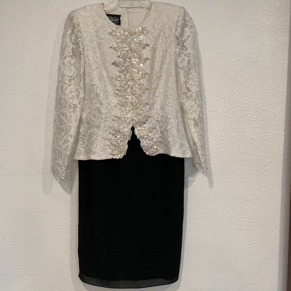 Ursula of Switzerland Vintage Formal Dress 6P